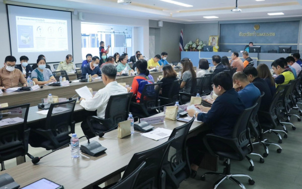 หน่วยวิจัย 3E ร่วมกับสำนักงานทรัพยากรธรรมชาติและสิ่งแวดล้อมจังหวัดกำแพงเพชร จัดการประชุมคณะทำงานด้านการเปลี่ยนแปลงสภาพภูมิอากาศระดับจังหวัด ครั้งที่ 4/2566 ภายใต้โครงการการพัฒนาศักยภาพสำนักงานทรัพยากรธรรมชาติและสิ่งแวดล้อมจังหวัด จังหวัดกำแพงเพชร