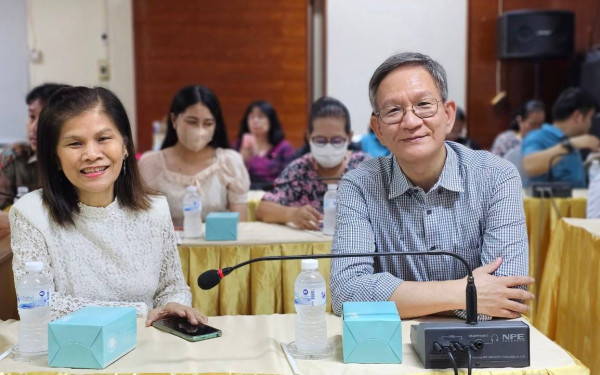 นักวิจัยหน่วยวิจัย 3E เป็นวิทยากรบรรยายการดูแลเครื่อง​วัดฝุ่นละอองขนาดเล็ก PM2.5 (DustBoy​) เพื่อการเฝ้าระวังและเตือนภัย ในจังหวัดสิงห์​บุรี​