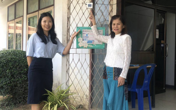 นักวิจัยหน่วยวิจัย 3E เป็นวิทยากรบรรยายการดูแลเครื่อง​วัดฝุ่นละอองขนาดเล็ก PM2.5 (DustBoy​) เพื่อการเฝ้าระวังและเตือนภัย ในจังหวัดสิงห์​บุรี​