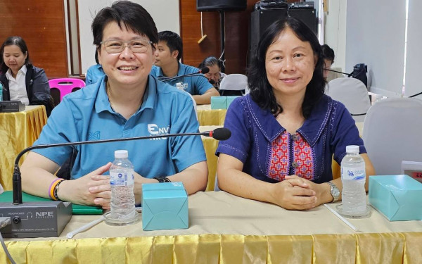 นักวิจัยหน่วยวิจัย 3E เป็นวิทยากรบรรยายการดูแลเครื่อง​วัดฝุ่นละอองขนาดเล็ก PM2.5 (DustBoy​) เพื่อการเฝ้าระวังและเตือนภัย ในจังหวัดสิงห์​บุรี​