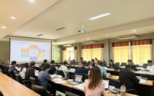 หน่วยวิจัย 3E ร่วมกับสำนักงานทรัพยากรธรรมชาติและสิ่งแวดล้อมจังหวัดแม่ฮ่องสอน จัดการประชุมคณะทำงานด้านการเปลี่ยนแปลงสภาพภูมิอากาศระดับจังหวัด ครั้งที่ 4/2566 ภายใต้โครงการการพัฒนาศักยภาพสำนักงานทรัพยากรธรรมชาติและสิ่งแวดล้อมจังหวัด
