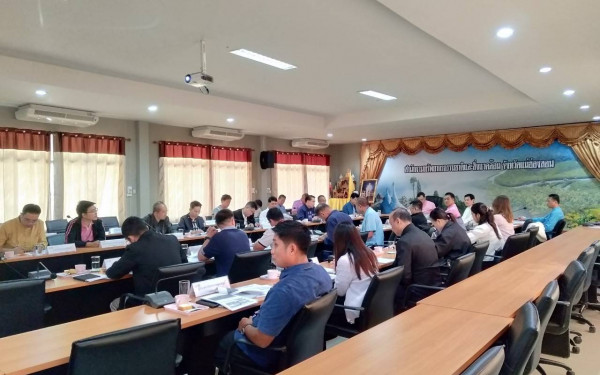 หน่วยวิจัย 3E ร่วมกับสำนักงานทรัพยากรธรรมชาติและสิ่งแวดล้อมจังหวัดแม่ฮ่องสอน จัดการประชุมคณะทำงานด้านการเปลี่ยนแปลงสภาพภูมิอากาศระดับจังหวัด ครั้งที่ 4/2566 ภายใต้โครงการการพัฒนาศักยภาพสำนักงานทรัพยากรธรรมชาติและสิ่งแวดล้อมจังหวัด