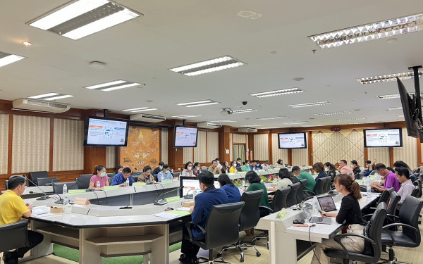 หน่วยวิจัย 3E ร่วมกับสำนักงานทรัพยากรธรรมชาติและสิ่งแวดล้อมจังหวัดอุตรดิตถ์ จัดการประชุมคณะทำงานด้านการเปลี่ยนแปลงสภาพภูมิอากาศระดับจังหวัด ครั้งที่ 4/2566 ภายใต้โครงการการพัฒนาศักยภาพสำนักงานทรัพยากรธรรมชาติและสิ่งแวดล้อมจังหวัด 