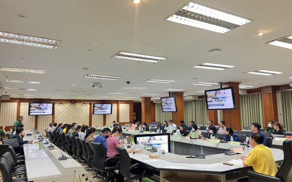 หน่วยวิจัย 3E ร่วมกับสำนักงานทรัพยากรธรรมชาติและสิ่งแวดล้อมจังหวัดอุตรดิตถ์ จัดการประชุมคณะทำงานด้านการเปลี่ยนแปลงสภาพภูมิอากาศระดับจังหวัด ครั้งที่ 4/2566 ภายใต้โครงการการพัฒนาศักยภาพสำนักงานทรัพยากรธรรมชาติและสิ่งแวดล้อมจังหวัด 