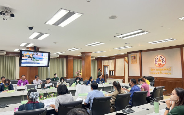 หน่วยวิจัย 3E ร่วมกับสำนักงานทรัพยากรธรรมชาติและสิ่งแวดล้อมจังหวัดอุตรดิตถ์ จัดการประชุมคณะทำงานด้านการเปลี่ยนแปลงสภาพภูมิอากาศระดับจังหวัด ครั้งที่ 4/2566 ภายใต้โครงการการพัฒนาศักยภาพสำนักงานทรัพยากรธรรมชาติและสิ่งแวดล้อมจังหวัด 