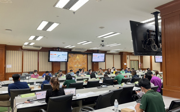 หน่วยวิจัย 3E ร่วมกับสำนักงานทรัพยากรธรรมชาติและสิ่งแวดล้อมจังหวัดอุตรดิตถ์ จัดการประชุมคณะทำงานด้านการเปลี่ยนแปลงสภาพภูมิอากาศระดับจังหวัด ครั้งที่ 4/2566 ภายใต้โครงการการพัฒนาศักยภาพสำนักงานทรัพยากรธรรมชาติและสิ่งแวดล้อมจังหวัด 