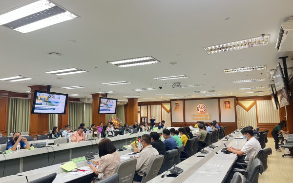 หน่วยวิจัย 3E ร่วมกับสำนักงานทรัพยากรธรรมชาติและสิ่งแวดล้อมจังหวัดอุตรดิตถ์ จัดการประชุมคณะทำงานด้านการเปลี่ยนแปลงสภาพภูมิอากาศระดับจังหวัด ครั้งที่ 4/2566 ภายใต้โครงการการพัฒนาศักยภาพสำนักงานทรัพยากรธรรมชาติและสิ่งแวดล้อมจังหวัด 