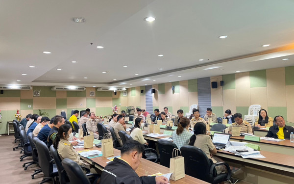 หน่วยวิจัย 3E ร่วมกับสำนักงานทรัพยากรธรรมชาติและสิ่งแวดล้อมจังหวัดหนองบัวลำภู จัดการประชุมคณะทำงานด้านการเปลี่ยนแปลงสภาพภูมิอากาศระดับจังหวัด ครั้งที่ 4/2566 ภายใต้โครงการการพัฒนาศักยภาพสำนักงานทรัพยากรธรรมชาติและสิ่งแวดล้อมจังหวัด