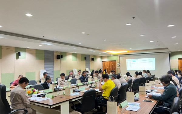 หน่วยวิจัย 3E ร่วมกับสำนักงานทรัพยากรธรรมชาติและสิ่งแวดล้อมจังหวัดหนองบัวลำภู จัดการประชุมคณะทำงานด้านการเปลี่ยนแปลงสภาพภูมิอากาศระดับจังหวัด ครั้งที่ 4/2566 ภายใต้โครงการการพัฒนาศักยภาพสำนักงานทรัพยากรธรรมชาติและสิ่งแวดล้อมจังหวัด