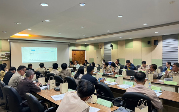 หน่วยวิจัย 3E ร่วมกับสำนักงานทรัพยากรธรรมชาติและสิ่งแวดล้อมจังหวัดหนองบัวลำภู จัดการประชุมคณะทำงานด้านการเปลี่ยนแปลงสภาพภูมิอากาศระดับจังหวัด ครั้งที่ 4/2566 ภายใต้โครงการการพัฒนาศักยภาพสำนักงานทรัพยากรธรรมชาติและสิ่งแวดล้อมจังหวัด