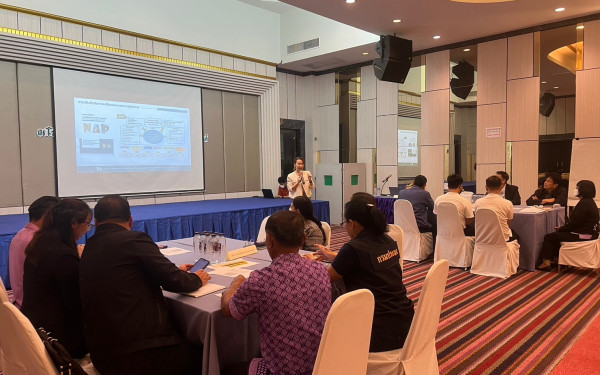 หน่วยวิจัย 3E ร่วมกับสำนักงานทรัพยากรธรรมชาติและสิ่งแวดล้อมจังหวัดนครสวรรค์ จัดประชุมรับฟังความเห็นสำหรับการจัดทำรายงานสภาพการณ์ความเสี่ยงของผลกระทบจากการเปลี่ยนแปลงสภาพภูมิอากาศ (Risk profile)