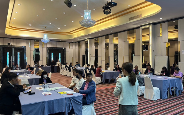 หน่วยวิจัย 3E ร่วมกับสำนักงานทรัพยากรธรรมชาติและสิ่งแวดล้อมจังหวัดนครสวรรค์ จัดประชุมรับฟังความเห็นสำหรับการจัดทำรายงานสภาพการณ์ความเสี่ยงของผลกระทบจากการเปลี่ยนแปลงสภาพภูมิอากาศ (Risk profile)