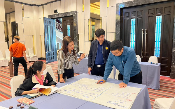 หน่วยวิจัย 3E ร่วมกับสำนักงานทรัพยากรธรรมชาติและสิ่งแวดล้อมจังหวัดนครสวรรค์ จัดประชุมรับฟังความเห็นสำหรับการจัดทำรายงานสภาพการณ์ความเสี่ยงของผลกระทบจากการเปลี่ยนแปลงสภาพภูมิอากาศ (Risk profile)