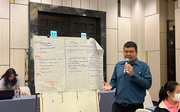 หน่วยวิจัย 3E ร่วมกับสำนักงานทรัพยากรธรรมชาติและสิ่งแวดล้อมจังหวัดนครสวรรค์ จัดประชุมรับฟังความเห็นสำหรับการจัดทำรายงานสภาพการณ์ความเสี่ยงของผลกระทบจากการเปลี่ยนแปลงสภาพภูมิอากาศ (Risk profile)