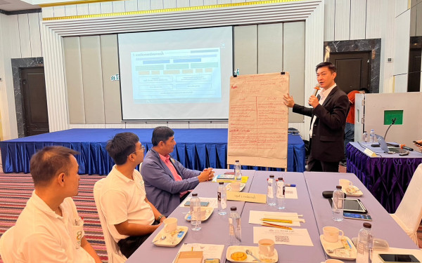 หน่วยวิจัย 3E ร่วมกับสำนักงานทรัพยากรธรรมชาติและสิ่งแวดล้อมจังหวัดนครสวรรค์ จัดประชุมรับฟังความเห็นสำหรับการจัดทำรายงานสภาพการณ์ความเสี่ยงของผลกระทบจากการเปลี่ยนแปลงสภาพภูมิอากาศ (Risk profile)