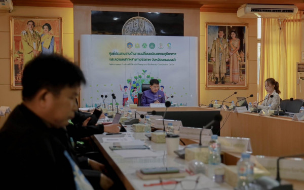 หน่วยวิจัย 3E ร่วมงานเปิดศูนย์ประสานงานด้านการเปลี่ยนแปลงสภาพภูมิอากาศและความหลากหลายทางชีวภาพ จังหวัดนครสวรรค์