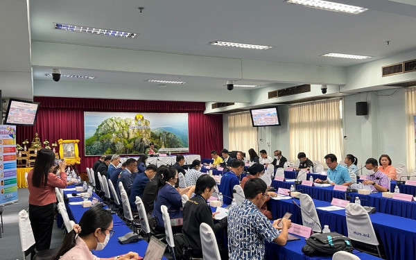 หน่วยวิจัย 3E ร่วมกับสำนักงานทรัพยากรธรรมชาติและสิ่งแวดล้อมจังหวัดลำปาง จัดการประชุมคณะทำงานด้านการเปลี่ยนแปลงสภาพภูมิอากาศระดับจังหวัด ครั้งที่ 4/2566 ภายใต้โครงการการพัฒนาศักยภาพสำนักงานทรัพยากรธรรมชาติและสิ่งแวดล้อมจังหวัด 