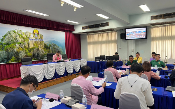 หน่วยวิจัย 3E ร่วมกับสำนักงานทรัพยากรธรรมชาติและสิ่งแวดล้อมจังหวัดลำปาง จัดการประชุมคณะทำงานด้านการเปลี่ยนแปลงสภาพภูมิอากาศระดับจังหวัด ครั้งที่ 5/2566 ภายใต้โครงการการพัฒนาศักยภาพสำนักงานทรัพยากรธรรมชาติและสิ่งแวดล้อมจังหวัด