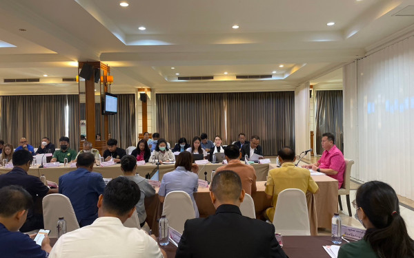 หน่วยวิจัย 3E ร่วมกับ ทสจ.กำแพงเพชร จัดการประชุมคณะทำงานด้านการเปลี่ยนแปลงสภาพภูมิอากาศระดับจังหวัด ครั้งที่ 5/2566 เพื่อสรุปผลการดำเนินโครงการ ภายใต้โครงการการพัฒนาศักยภาพสำนักงานทรัพยากรธรรมชาติและสิ่งแวดล้อมจังหวัด จังหวัดกำแพงเพชร