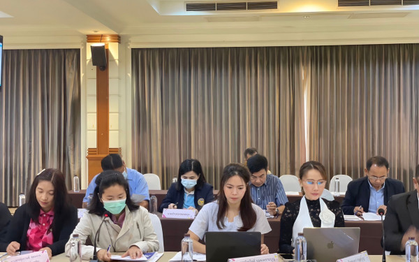 หน่วยวิจัย 3E ร่วมกับ ทสจ.กำแพงเพชร จัดการประชุมคณะทำงานด้านการเปลี่ยนแปลงสภาพภูมิอากาศระดับจังหวัด ครั้งที่ 5/2566 เพื่อสรุปผลการดำเนินโครงการ ภายใต้โครงการการพัฒนาศักยภาพสำนักงานทรัพยากรธรรมชาติและสิ่งแวดล้อมจังหวัด จังหวัดกำแพงเพชร