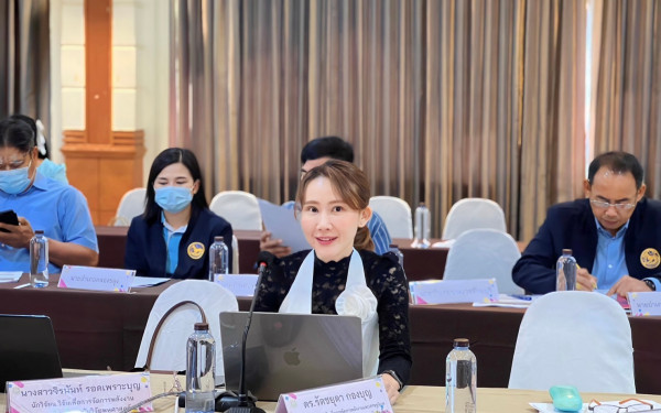 หน่วยวิจัย 3E ร่วมกับ ทสจ.กำแพงเพชร จัดการประชุมคณะทำงานด้านการเปลี่ยนแปลงสภาพภูมิอากาศระดับจังหวัด ครั้งที่ 5/2566 เพื่อสรุปผลการดำเนินโครงการ ภายใต้โครงการการพัฒนาศักยภาพสำนักงานทรัพยากรธรรมชาติและสิ่งแวดล้อมจังหวัด จังหวัดกำแพงเพชร