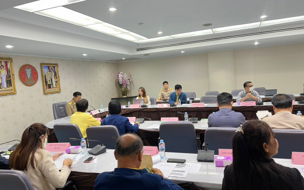 หน่วยวิจัย 3E ร่วมกับ ทสจ.เชียงใหม่ จัดประชุมคณะทำงานด้านการเปลี่ยนแปลงสภาพภูมิอากาศระดับจังหวัด ครั้งที่ 5/2566 เพื่อสรุปผลการดำเนินโครงการ ภายใต้โครงการการพัฒนาศักยภาพสำนักงานทรัพยากรธรรมชาติและสิ่งแวดล้อมจังหวัด จังหวัดเชียงใหม่