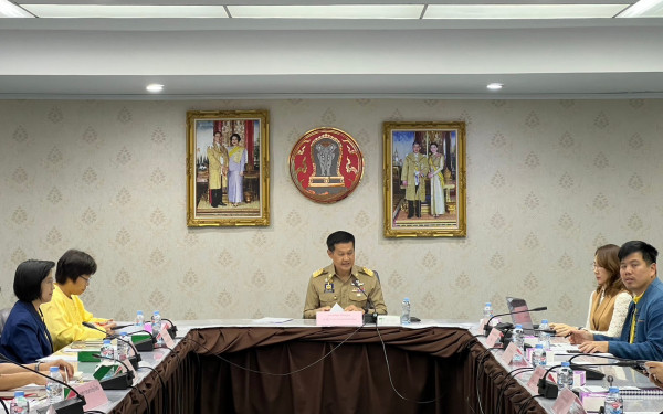 หน่วยวิจัย 3E ร่วมกับ ทสจ.เชียงใหม่ จัดประชุมคณะทำงานด้านการเปลี่ยนแปลงสภาพภูมิอากาศระดับจังหวัด ครั้งที่ 5/2566 เพื่อสรุปผลการดำเนินโครงการ ภายใต้โครงการการพัฒนาศักยภาพสำนักงานทรัพยากรธรรมชาติและสิ่งแวดล้อมจังหวัด จังหวัดเชียงใหม่