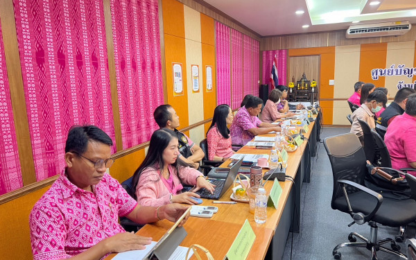 หน่วยวิจัย 3E ร่วมกับ ทสจ.หนองบัวลำภู จัดประชุมคณะทำงานด้านการเปลี่ยนแปลงสภาพภูมิอากาศระดับจังหวัด ครั้งที่ 5/2566 เพื่อสรุปผลการดำเนินโครงการ ภายใต้โครงการการพัฒนาศักยภาพสำนักงานทรัพยากรธรรมชาติและสิ่งแวดล้อมจังหวัด จังหวัดหนองบัวลำภู