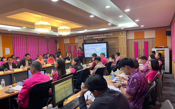 หน่วยวิจัย 3E ร่วมกับ ทสจ.หนองบัวลำภู จัดประชุมคณะทำงานด้านการเปลี่ยนแปลงสภาพภูมิอากาศระดับจังหวัด ครั้งที่ 5/2566 เพื่อสรุปผลการดำเนินโครงการ ภายใต้โครงการการพัฒนาศักยภาพสำนักงานทรัพยากรธรรมชาติและสิ่งแวดล้อมจังหวัด จังหวัดหนองบัวลำภู