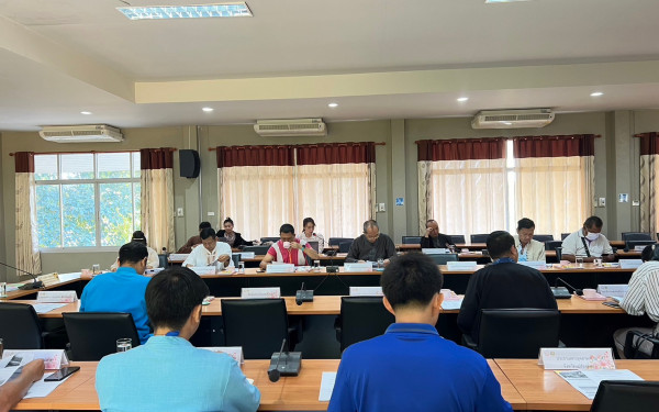 หน่วยวิจัย 3E ร่วมกับ ทสจ.แม่ฮ่องสอน จัดประชุมคณะทำงานด้านการเปลี่ยนแปลงสภาพภูมิอากาศระดับจังหวัด ครั้งที่ 5/2566 เพื่อสรุปผลการดำเนินโครงการ ภายใต้โครงการการพัฒนาศักยภาพสำนักงานทรัพยากรธรรมชาติและสิ่งแวดล้อมจังหวัด จังหวัดแม่ฮ่องสอน