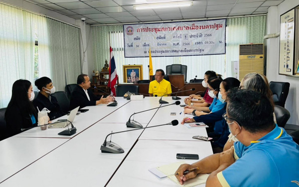 3E ร่วมกับ อบก. ลงพื้นที่ In-house training การจัดทำข้อมูลก๊าซเรือนกระจกเทศบาลเมืองนครปฐม จังหวัดนครปฐม