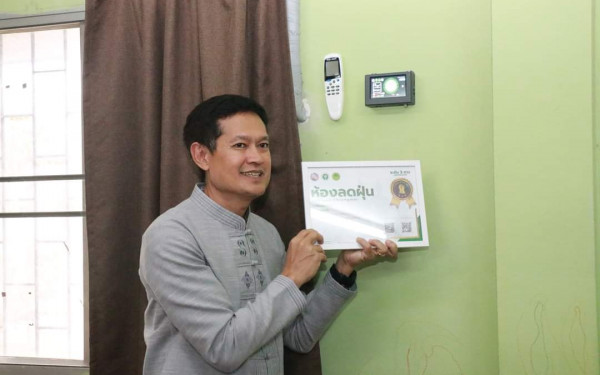 โรงเรียนวัดดอนจั่น ห้องลดฝุ่นแรงดันบวกแห่งแรกในแพลตฟอร์มห้องลดฝุ่นเชียงใหม่   