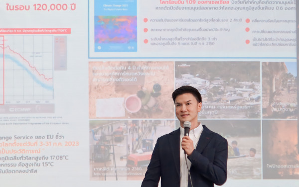 หัวหน้าหน่วยวิจัย3E เป็นวิทยากรบรรยาย ในฐานะผู้เชี่ยวชาญด้านคาร์บอนฟุตพริ้นท์ และจัดทำ workshop แก่บุคลากรและนักศึกษา มหาวิทยาลัยแม่โจ้