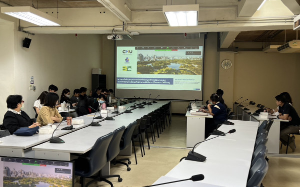 หัวหน้าหน่วยวิจัยฯ 3E ร่วมเป็นวิทยากรโครงการขับเคลื่อนสำนักงานสีเขียว 