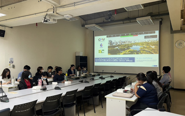 หัวหน้าหน่วยวิจัยฯ 3E ร่วมเป็นวิทยากรโครงการขับเคลื่อนสำนักงานสีเขียว 