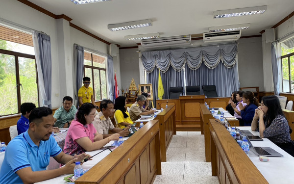 หน่วยวิจัย 3E CMU ร่วมกับ TGO ดำเนินการทวนสอบข้อมูลคาร์บอนฟุตพริ้นท์ขององค์กร ณ สำนักงานเทศบาลตำบลราไวย์ จังหวัดภูเก็ต