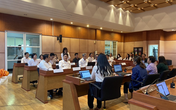 หน่วยวิจัย 3E CMU ร่วมกับ TGO ดำเนินการทวนสอบข้อมูลคาร์บอนฟุตพริ้นท์ขององค์กร ณ สำนักงานเทศบาลตำบลวิชิต จังหวัดภูเก็ต