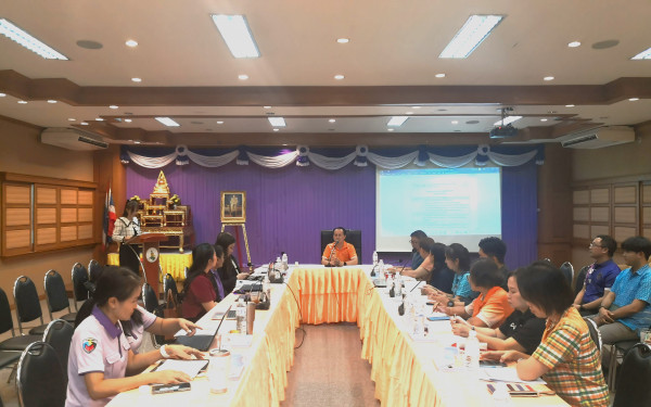 หน่วยวิจัย 3E CMU ร่วมกับ TGO ดำเนินการทวนสอบข้อมูลคาร์บอนฟุตพริ้นท์ขององค์กร ณ สำนักงานเทศบาลเมืองวารินชำราบ จังหวัดอุบลราชธานี