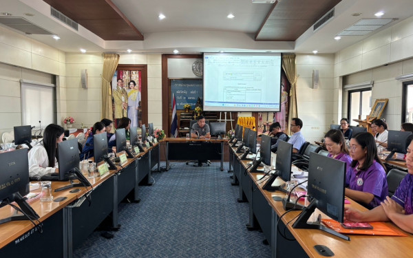 หน่วยวิจัย 3E CMU ร่วมกับ TGO ดำเนินการทวนสอบข้อมูลคาร์บอนฟุตพริ้นท์ขององค์กร ณ สำนักงานเทศบาลตำบลแม่สาย จังหวัดเชียงราย