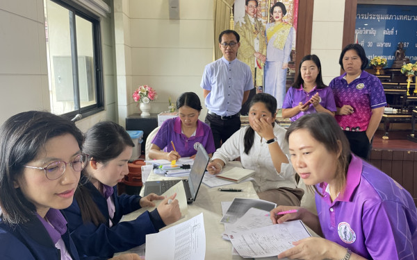 หน่วยวิจัย 3E CMU ร่วมกับ TGO ดำเนินการทวนสอบข้อมูลคาร์บอนฟุตพริ้นท์ขององค์กร ณ สำนักงานเทศบาลตำบลแม่สาย จังหวัดเชียงราย