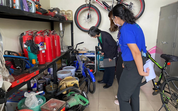 หน่วยวิจัย 3E CMU ร่วมกับ TGO ดำเนินการทวนสอบข้อมูลคาร์บอนฟุตพริ้นท์ขององค์กร ณ สำนักงานเทศบาลตำบลจอมพล จังหวัดราชบุรี