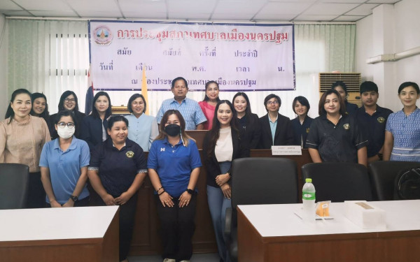 หน่วยวิจัย 3E CMU ร่วมกับ TGO ดำเนินการทวนสอบข้อมูลคาร์บอนฟุตพริ้นท์ขององค์กร ณ สำนักงานเทศบาลเมืองนครปฐม จังหวัดนครปฐม