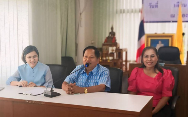 หน่วยวิจัย 3E CMU ร่วมกับ TGO ดำเนินการทวนสอบข้อมูลคาร์บอนฟุตพริ้นท์ขององค์กร ณ สำนักงานเทศบาลเมืองนครปฐม จังหวัดนครปฐม