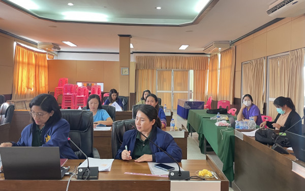 หน่วยวิจัย 3E CMU ร่วมกับ TGO ดำเนินการทวนสอบข้อมูลคาร์บอนฟุตพริ้นท์ขององค์กร ณ สำนักงานเทศบาลตำบลบ้านดู่ จังหวัดเชียงราย