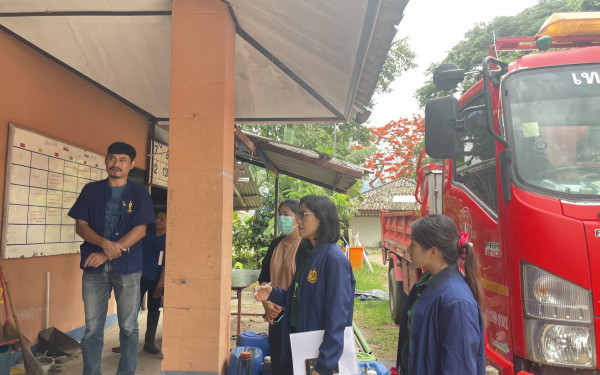 หน่วยวิจัย 3E CMU ร่วมกับ TGO ดำเนินการทวนสอบข้อมูลคาร์บอนฟุตพริ้นท์ขององค์กร ณ สำนักงานเทศบาลตำบลบ้านดู่ จังหวัดเชียงราย