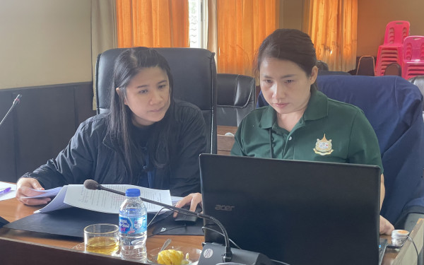 หน่วยวิจัย 3E CMU ร่วมกับ TGO ดำเนินการทวนสอบข้อมูลคาร์บอนฟุตพริ้นท์ขององค์กร ณ สำนักงานเทศบาลตำบลบ้านดู่ จังหวัดเชียงราย