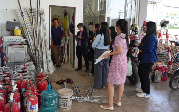 หน่วยวิจัย 3E CMU ร่วมกับ TGO ดำเนินการทวนสอบข้อมูลคาร์บอนฟุตพริ้นท์ขององค์กร ณ สำนักงานเทศบาลตำบลหนองกี่ จังหวัดปราจีนบุรี