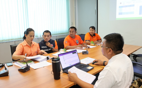 หน่วยวิจัย 3E CMU ร่วมกับ TGO ดำเนินการทวนสอบข้อมูลคาร์บอนฟุตพริ้นท์ขององค์กร ณ สำนักงานเทศบาลเมืองวิเชียรบุรี จังหวัดเพชรบูรณ์