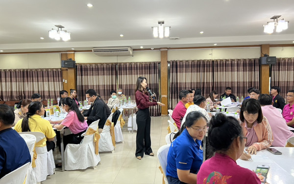 หน่วยวิจัย 3E ร่วมเป็นวิทยากรอบรมเชิงปฏิบัติการขับเคลื่อนแผนการลดก๊าซเรือนกระจกระดับจังหวัดและกําหนดเป้าหมายการดำเนินงาน จังหวัดหนองบัวลำภู