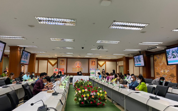 หน่วยวิจัย 3E CMU ร่วมกับสำนักงานทรัพยากรธรรมชาติและสิ่งแวดล้อมจังหวัดอุตรดิตถ์ ประชุมคณะทำงานด้านการเปลี่ยนแปลงสภาพภูมิอากาศระดับจังหวัด ครั้งที่ 2/2566